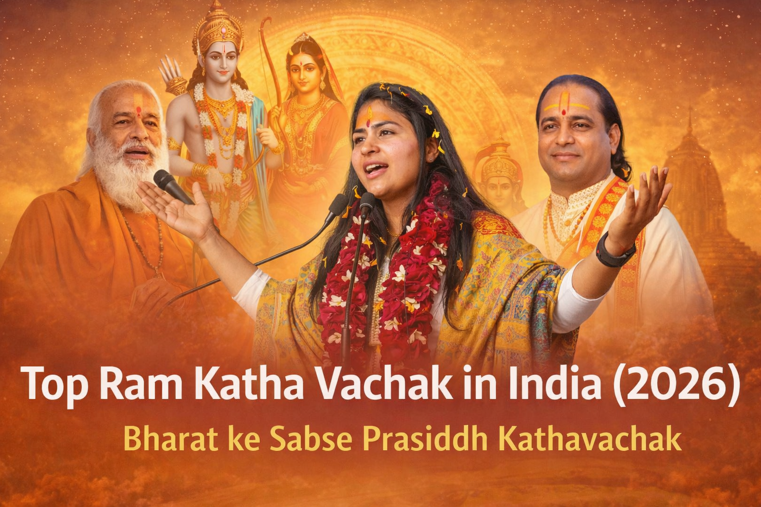 Top Ram Katha Vachak in India (2026) – Bharat ke Sabse Prasiddh Kathavachak 