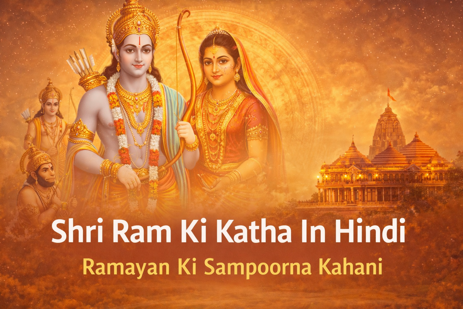 Shri Ram Ki Katha In Hindi – Ramayan Ki Sampoorna Kahani