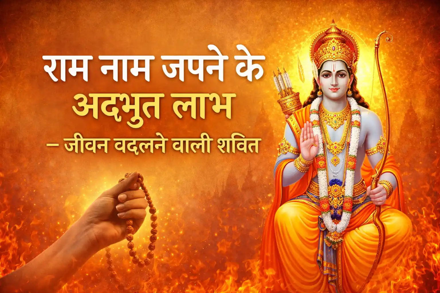 राम नाम जपने के अद्भुत लाभ – जीवन बदलने वाली शक्ति
